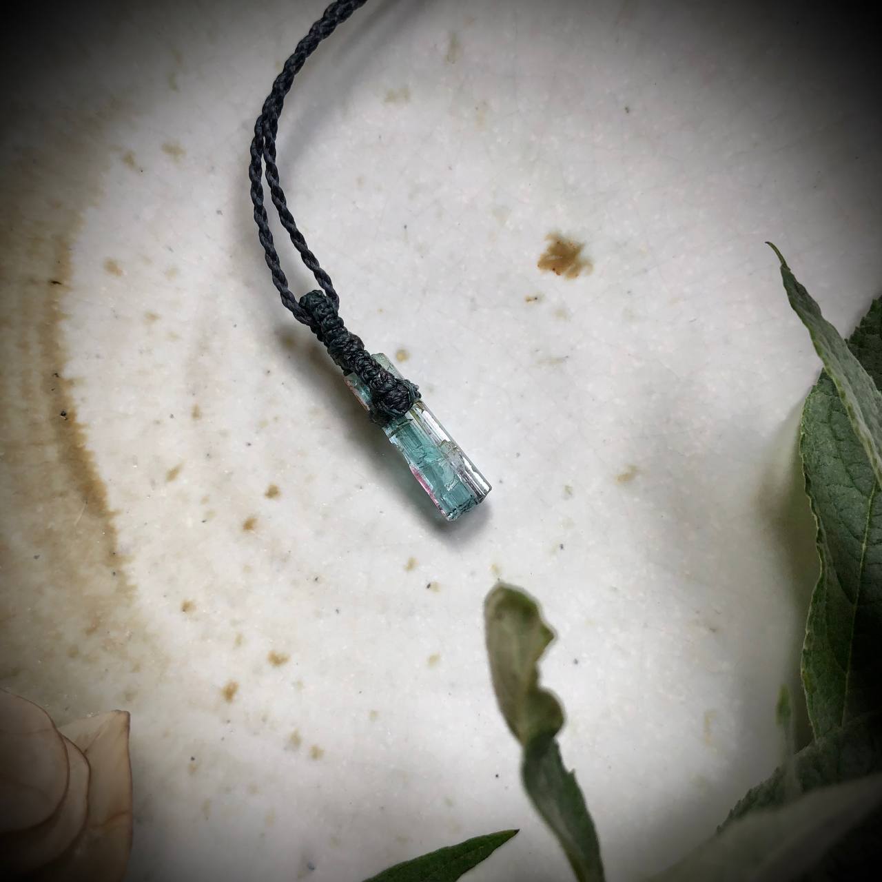 Indigoliet kristal (Blauwe Toermalijn)