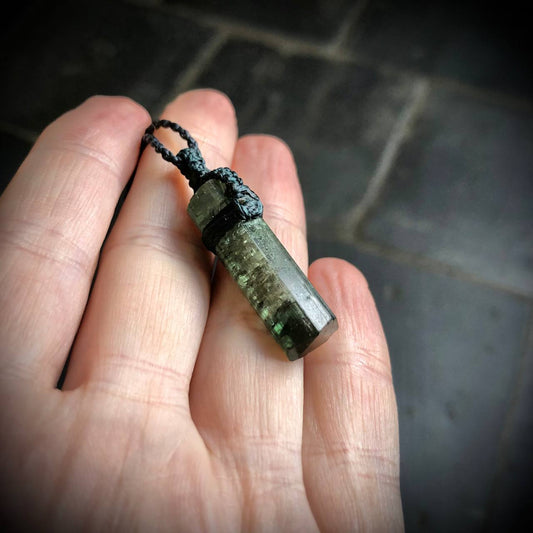 Verdeliet kristal (Groene Toermalijn)