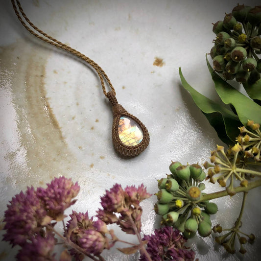 Groene Regenboogmaansteen