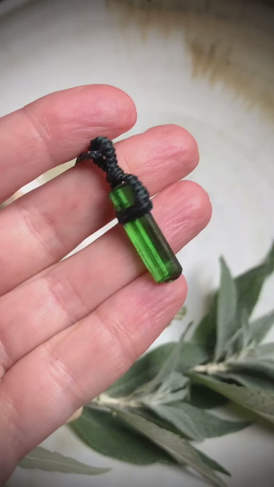 Verdeliet kristal (Groene Toermalijn)