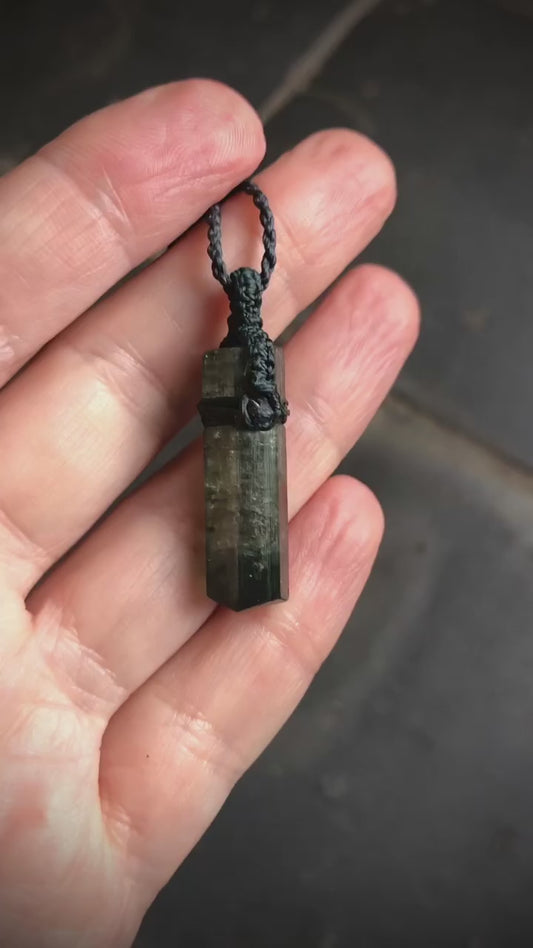 Verdeliet kristal (Groene Toermalijn)